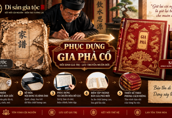 DỊCH VỤ PHỤC DỰNG GIA PHẢ